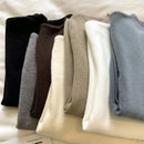2025 Solid Sweater Women Half Turtleneck Knitted Pullovers Harajuku Korean Soft Warm Knitwear Autumn Winter Fashion Slim Jumpers