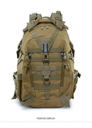40L Tactical Backpack for Men Camping Hiking Backpacks Reflective Outdoor Travel Bags Survival Molle Climbing Rucksack Bag - M & M Global
