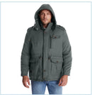 LZLLTT Men Winter Warm Parkas Mens Fleece  Jacket Parkas Men Casual Cotton Outdoor Fur Trench Padded Jackets Coats