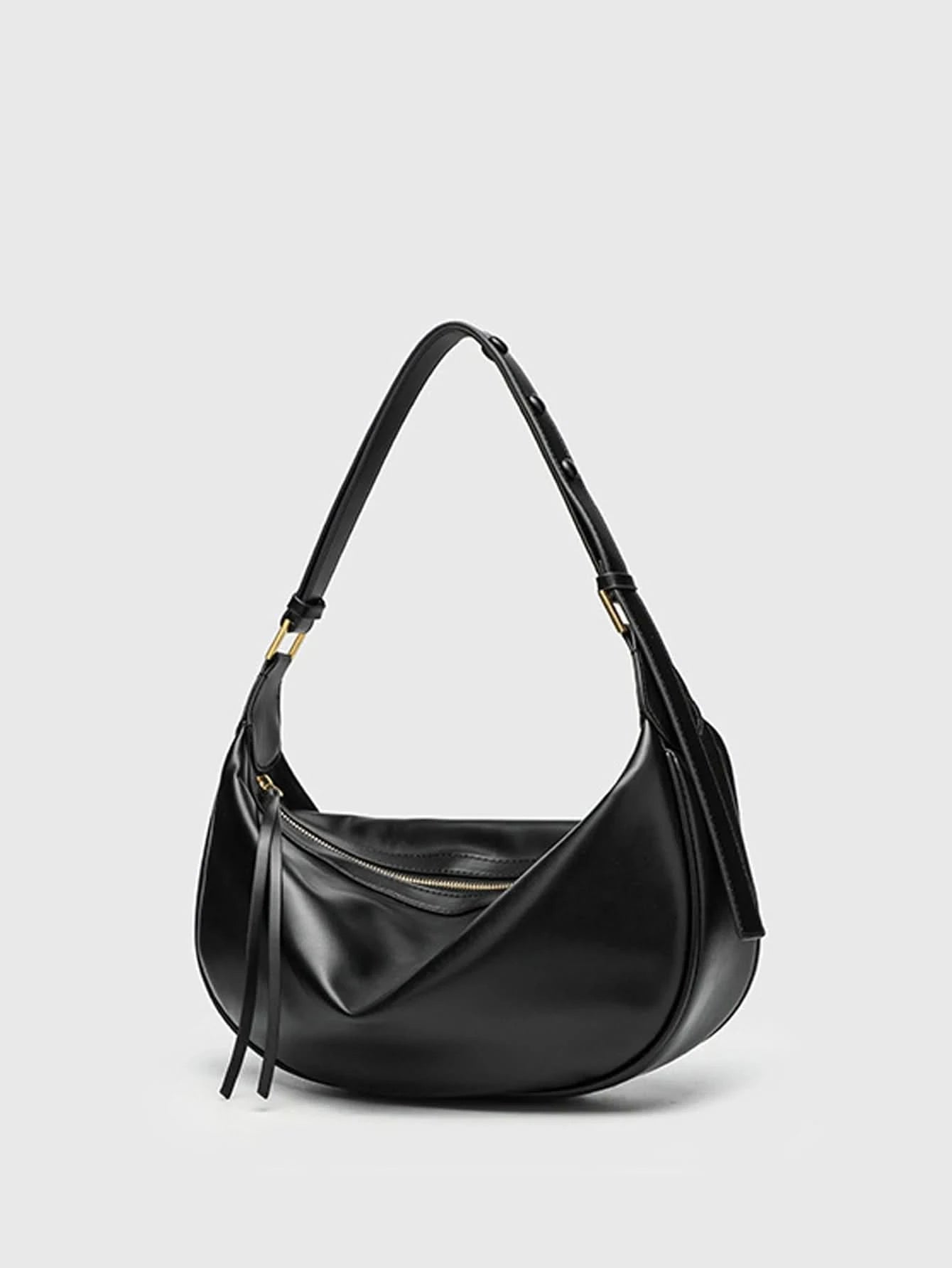 2025 new fashion senior texture single shoulder crossbody bag with a small design underarm dumpling bag - M & M Global