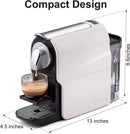 Espresso Pod Machine for Home, Compact Capsule Coffee Maker for NS Original Pods, 20 Bar High Pressure Pump, 22oz Removable Wate - M & M Global