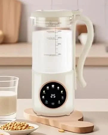 47 oz Nut Milk Maker Machine with 16 Blades, Automatic Homemade Almond, Oat, Soy, Plant-Based Milk and Dairy Free Beverages, Alm - M & M Global