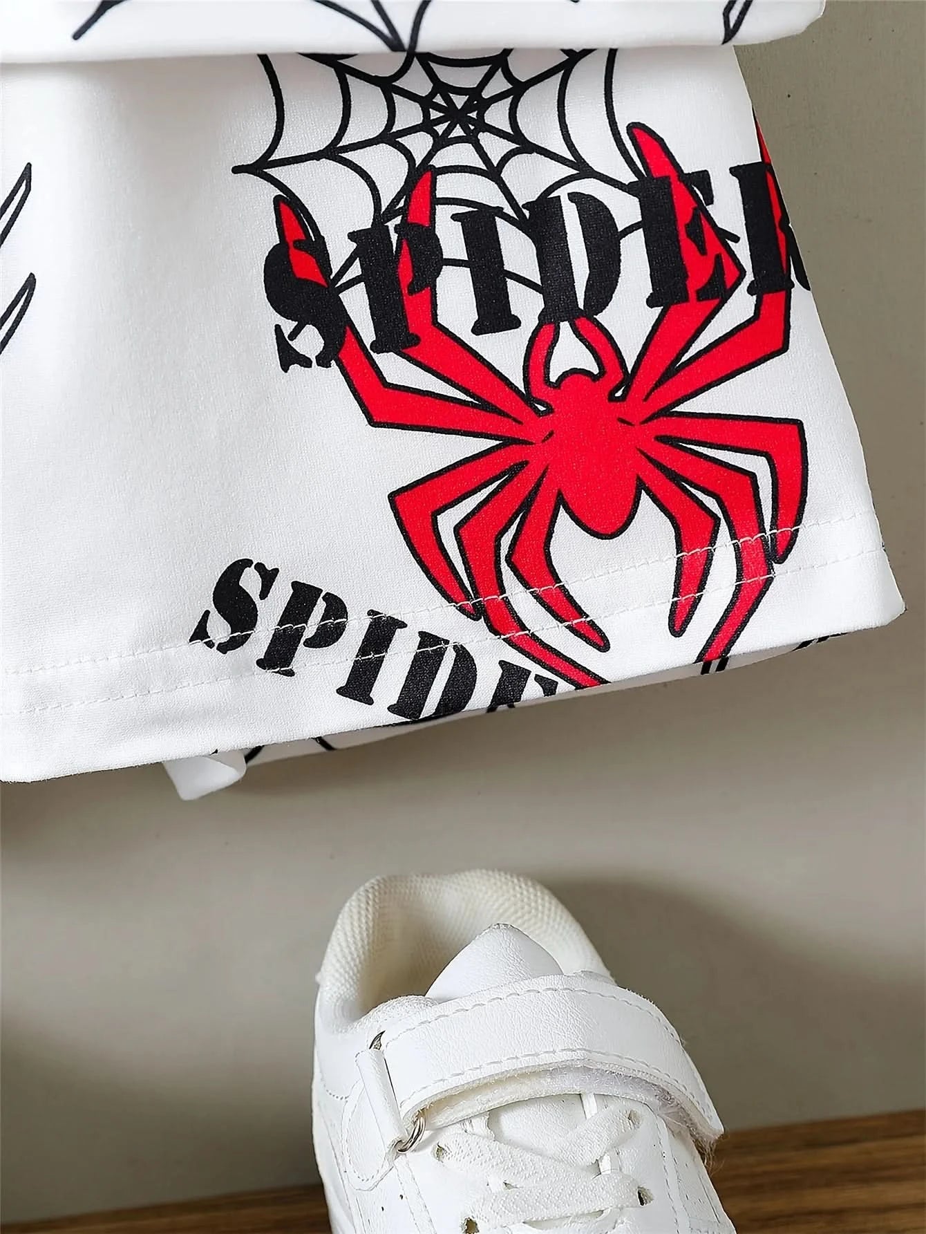 The 2025 summer new children's suit 3D digital printed spider children's summer top/shorts is suitable for boys and girls. It is - M & M Global