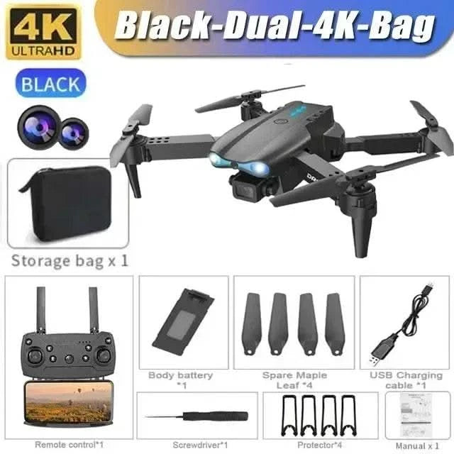 E99 Pro Drone Quadcopter Remote Control Handle Four Axis Aircraft HD 6K Photography UAV Altitude Fixation Helicopter Toys - M & M Global