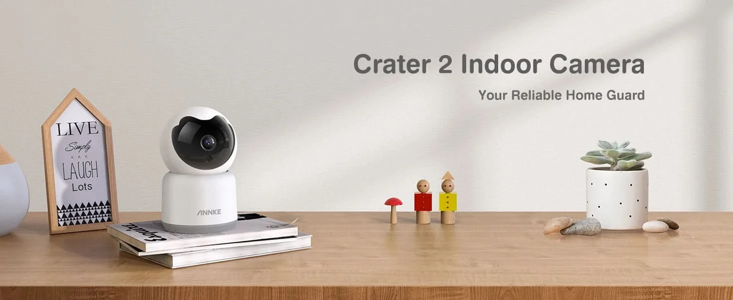 Annke 3MP Wifi IP Camera Indoor AI Human Detect Wireless Camera H.264+ P2P Audio Security CCTV Surveillance Camera Baby Monitor
