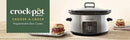 6 Quart and Split 2.5 Quart Double Slow Cooker and Food Warmer, Programmable Slow Cooker with Timer, Stainless Steel - M & M Global