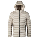 Men Autumn Winter New Thick Warm Hooded Parkas Jackets Coat Men Outwear Casual Windproof Waterproof Detachable Hat Parkas Men