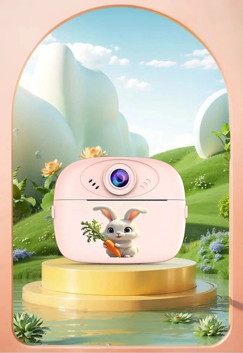 Smart Digital Dual Lens Selfie Camera Kids Toys Birthday Gift Kids Instant Print Camera Thermal Printer Video Recorder Portable - M & M Global