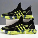 Men's sports shoes, comfortable tennis shoes, mesh surface, fly fabric, anti slip, men's tennis, big discounts, novelty - M & M Global