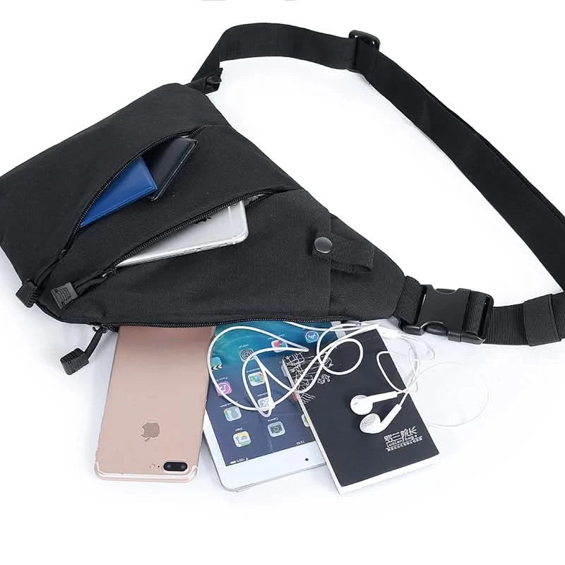 Holster Men's Left Right Nylon Shoulder Bag Anti-theft Bag Chest Bag Hunting Multifunctional Concealed Tactical Storage Gun Bag - M & M Global