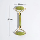 Jade Massagers For Face Body Gua Sha Scraper Beauty Facial Roller Set Natural Gouache Stone Massage Slimming Skin Care Lift box - M & M Global