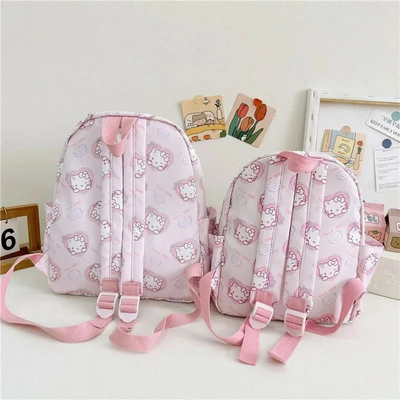 Kawaii Hello Kitty Kuromi Cinnamoroll Backpacks Cute Cartoon My Melody Pochacco Pompom Purin Anime Storage School Bag Sac A Dos - M & M Global