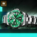 OLEVS Watches for Men with Date Luxury Big Face Waterproof Mens Wristwatch Analog Dress Two Tone Stainless Steel Man Watch - M & M Global