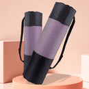 1 Breathable Yoga Mat Storage Mesh Bag - Durable Oxford Fabric, Black with Shoulder Strap, Perfect for Everyday Use and Fitness