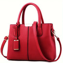 2024 new European and American foreign trade women bag lychee pattern fashion handbag shoulder bag oblique span bag - M & M Global