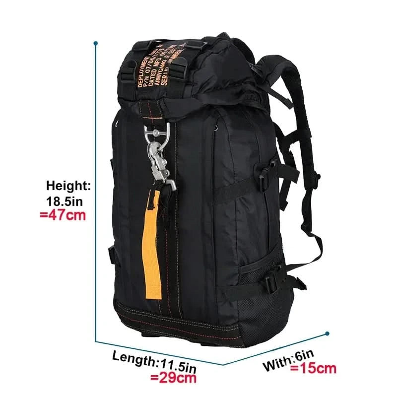 Military Tactical Backpack Army Rucksack Camping Hiking Climbing Gear Bushcraft Travel Bags Durable Sports Backpacks - M & M Global