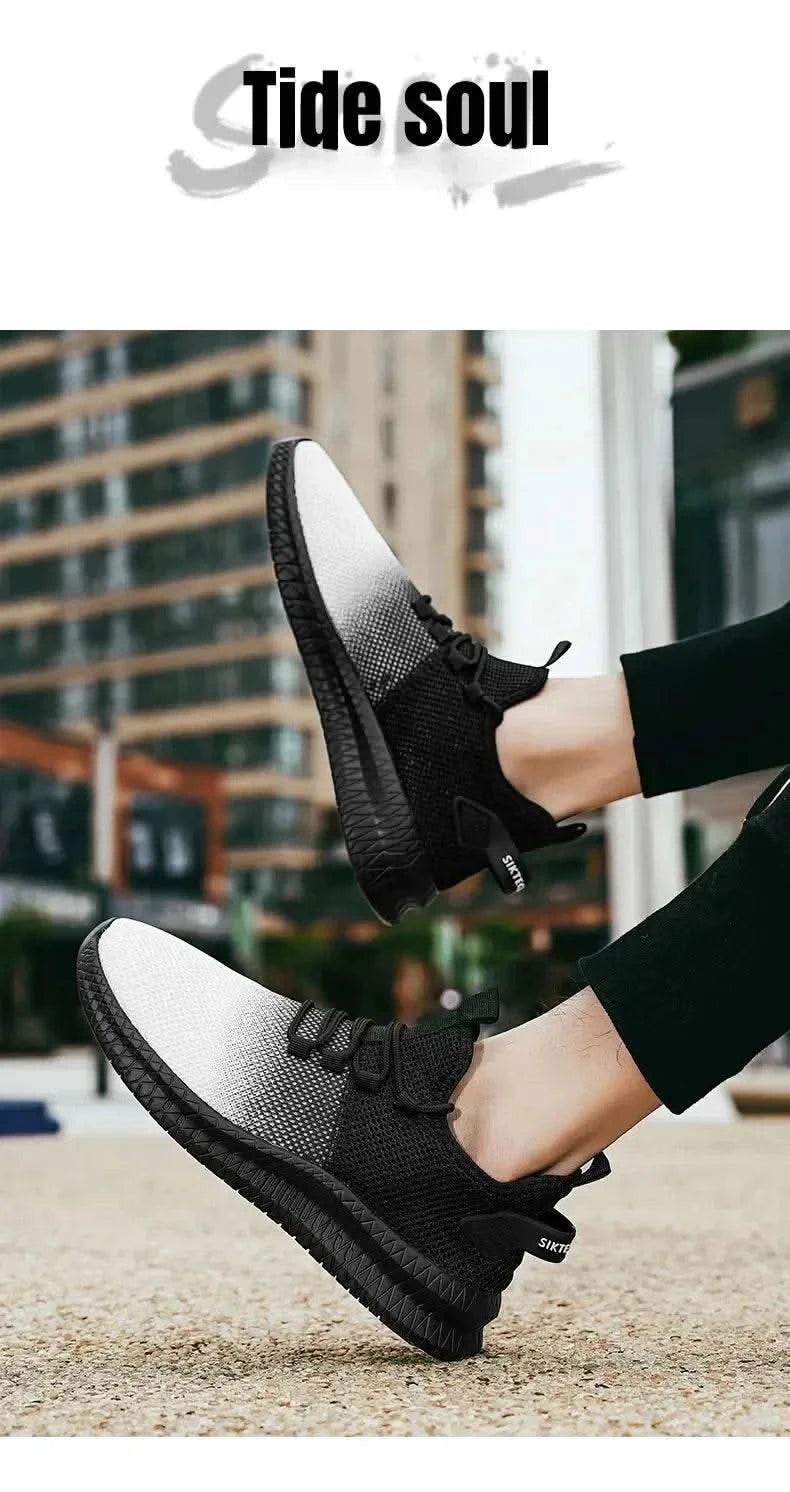 2024 Men's Sneakers Breathable Men Casual Shoes Outdoor Non-Slip Male Walking Lightweight Fashion Male Tennis Shoes - M & M Global