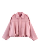Women Green Suede Jacket 2026 New Spring Fashion Long Sleeve Zipper Oversize Bomber Jackets Chic Female Street Casual Coats ﻿