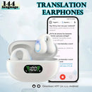 GREATWALL Translation Ear Clip, Touch Control,No Delay,High Definition Sound Quality, Can Translate 144 Languages Online