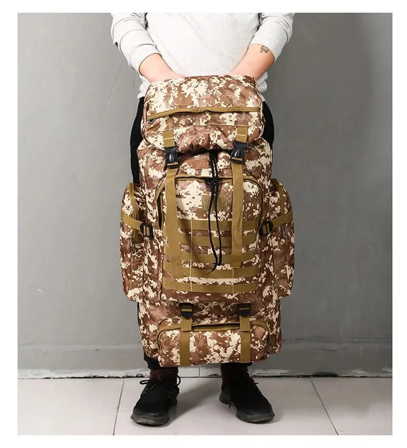 Rilibegan Men Travel Backpack Tactical Climbing Outdoor Hiking Camouflage Multifunctional Bag Men Backpack - M & M Global