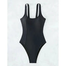 Women s-xxl size swimsuit One Piece black back bandage bikini Swimwear high waist bathing suit beach outfits bodysuit biquini - M & M Global