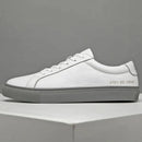 Italian Genuine Leather Men's Shoes 2024 Designer White Shoes Comfy Walking Shoes Lace-up Business Outdoor Zapatos Para Hombre - M & M Global