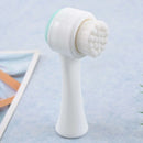 3D Bilateral Silicone Facial Cleanser Manual Massage Facial Brush Soft Bristles Silicone Double-Sided Face Brush Cleaning Tools - M & M Global