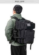 25L/45L Tactical Backpack for Men and Women Outdoor Survival Bug Out Bag Small School Rucksack Hking with Bottle Holder - M & M Global