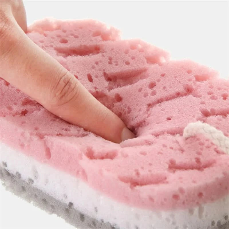 Soft Sponge Body Scrubber Bath Exfoliating Scrub Sponge Shower Brush Body Skin Cleaner Dead Skin Remover - M & M Global