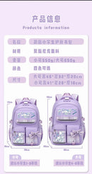 Sanrio Cinnamon Dog cute fashion print school bag for primary school students, stylish children's back-to-school backpack - M & M Global