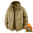 Men's Warm Jacket, Sports Hooded Sweatshirt, Oligon Fabric Coat, High-quality Design, Warm Coat with Fashionable Hood 2025 New