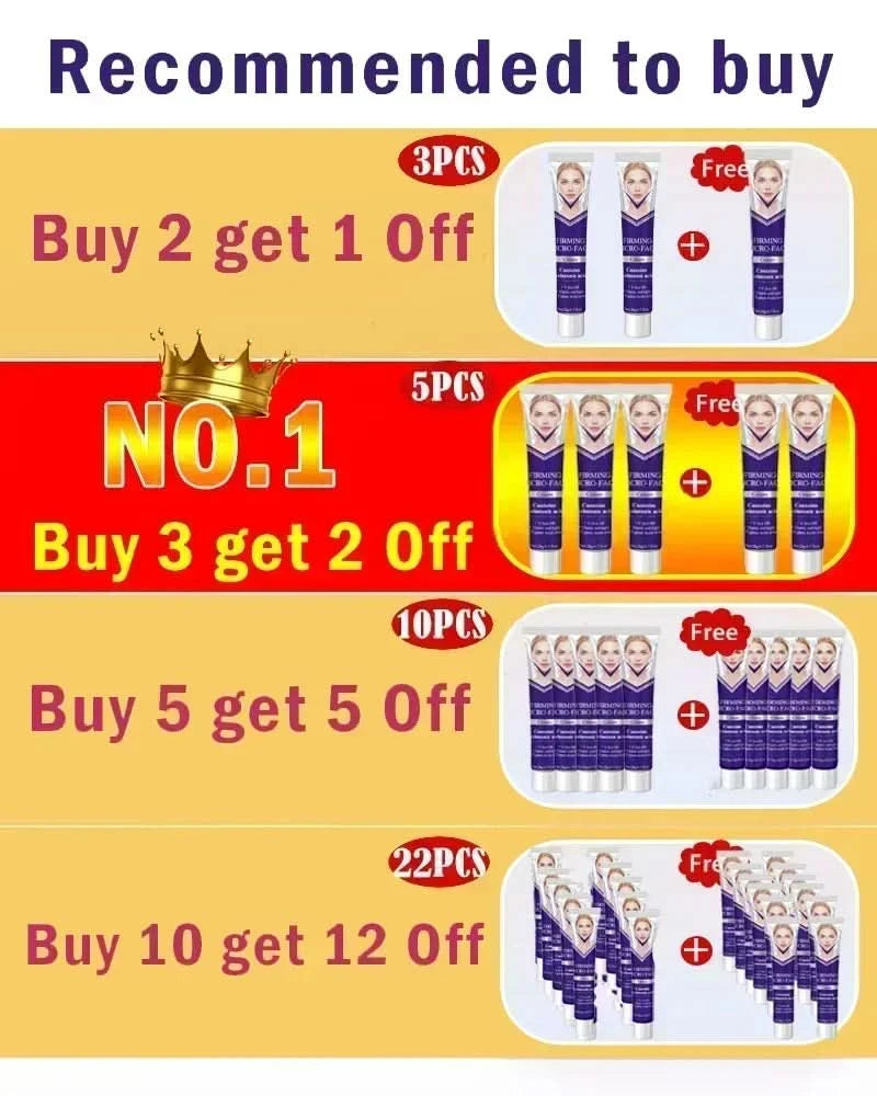 Effective V-Shape Face Slimming Lifting Facial Cream Lift Up V Double Chin Cheek Slimming Firming Anti Wrinkle Beauty Skin Care - M & M Global