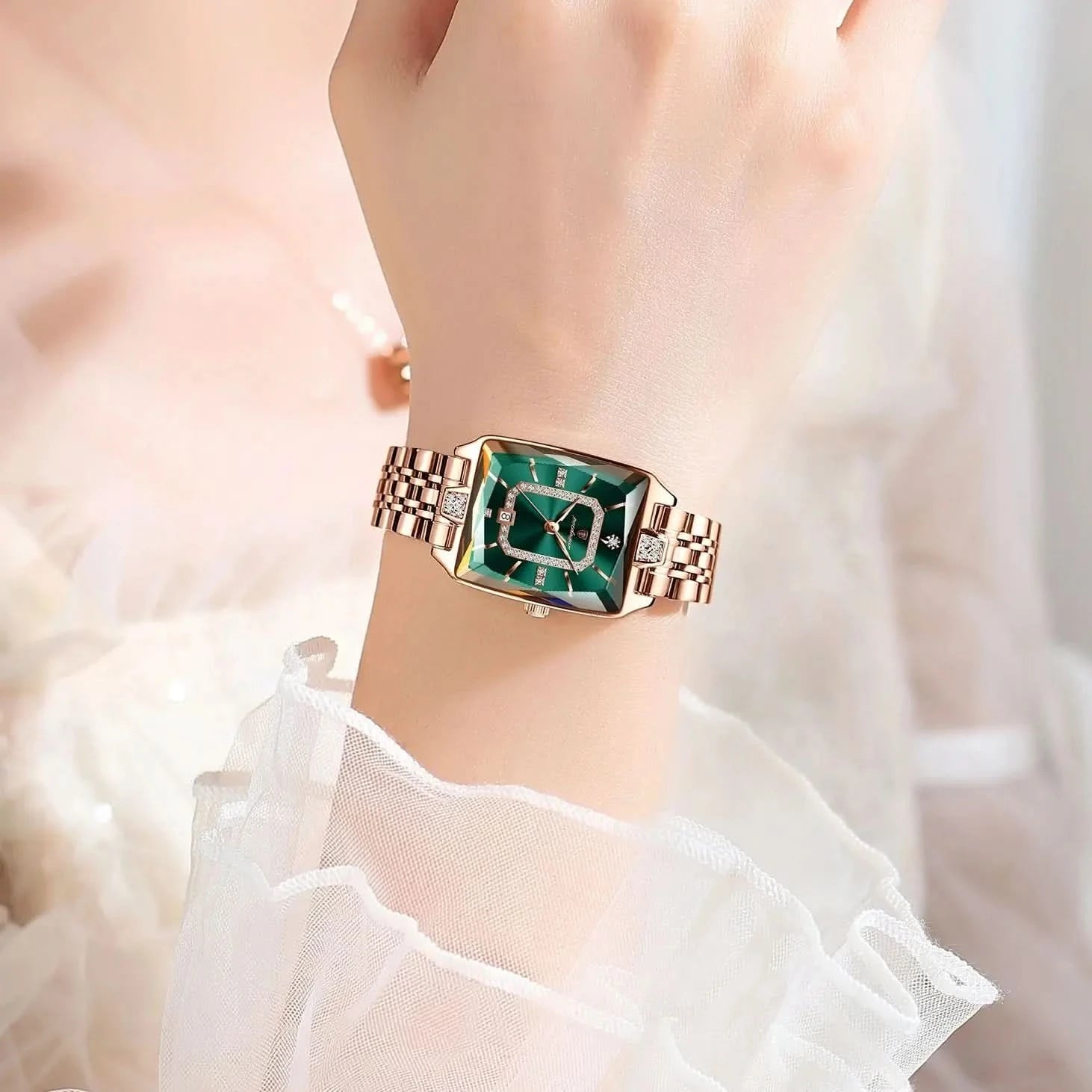 POEDAGAR Luxury Watch For Woman Waterproof Calendar High Quality Ladies Watch Stainless Steel Quartz Women's Watches Elegant+Box - M & M Global