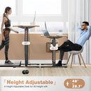 JHK Electric Desk Height Adjustable 63x24 Inch Stand Up Sit Stand Computer Workstation Ergonomic Work Table For Home Office