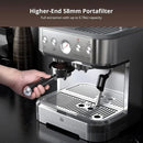 Professional Espresso Machine with Built-In Grinder and Milk Frother, 15 Bar Cappuccino and Latte Maker, Gift for Coffee Enthusi - M & M Global