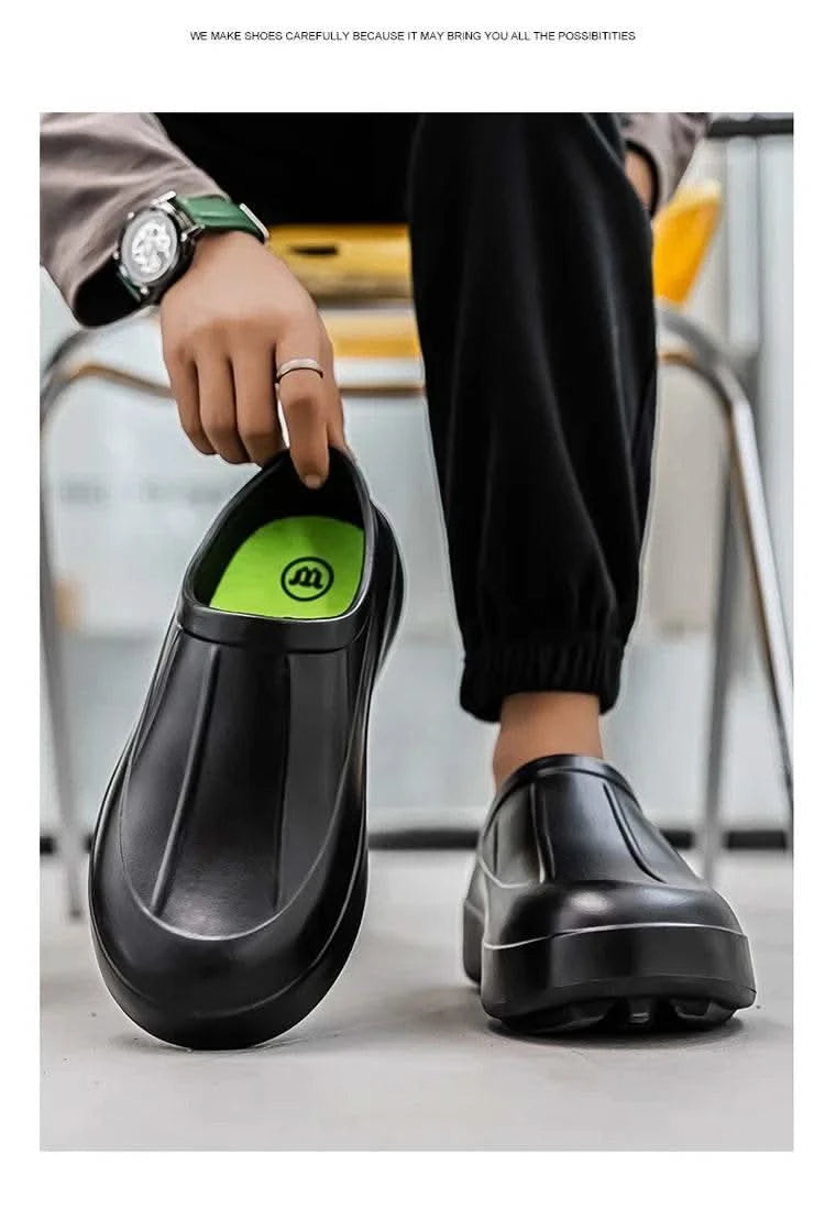 A Pair of Men's Wear-Resistant Men's Casual Shoes, Non-Slip, Wear-Resistant, Waterproof Work Shoes, Casual Sports Shoes for Men - M & M Global
