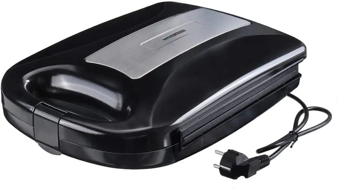 1200W 220V Electric Sandwich Maker 4 Slice ， Waffle maker ，Dual Toast Grill Non Stick Jaffle Press Waffle Maker ， Cake Oven Brea - M & M Global