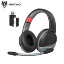 NUBWO Dual G08 Wireless Gaming Headset with Microphone for PS5, PS4, PC, Mobile, Switch, 2.4GHz Bluetooth Wireless Headphones