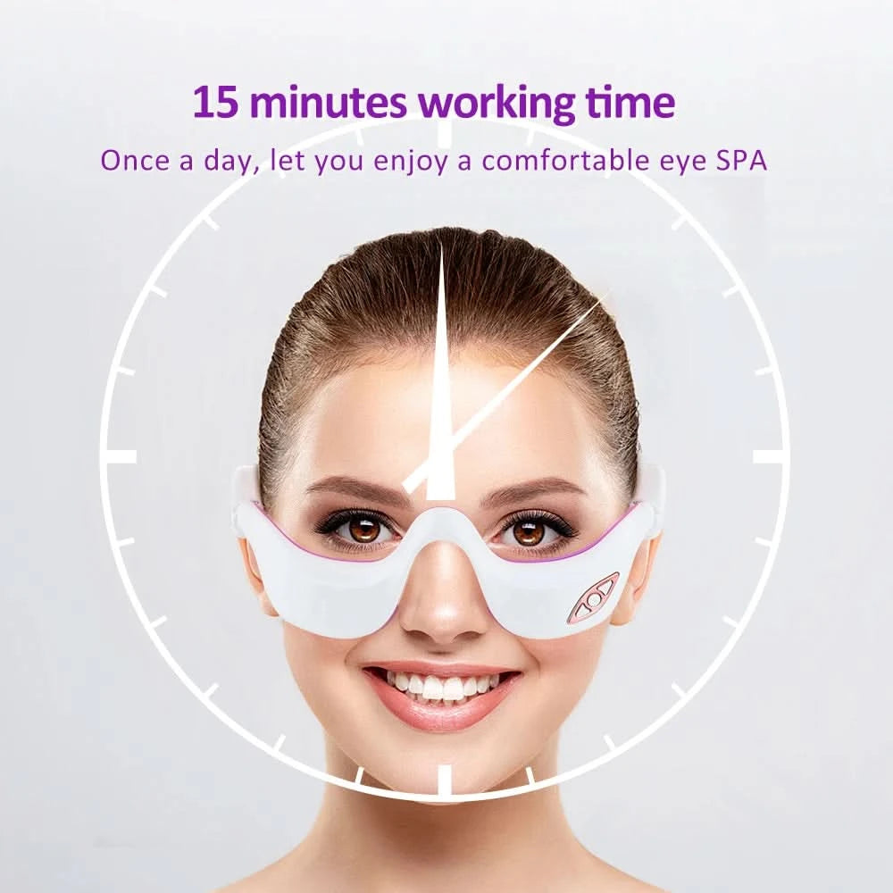 Electric Eye Massager Anti Wrinkle Aging Eye Care Beauty Tool Massage Rechargeable Eye Fatigue Relief Device - M & M Global