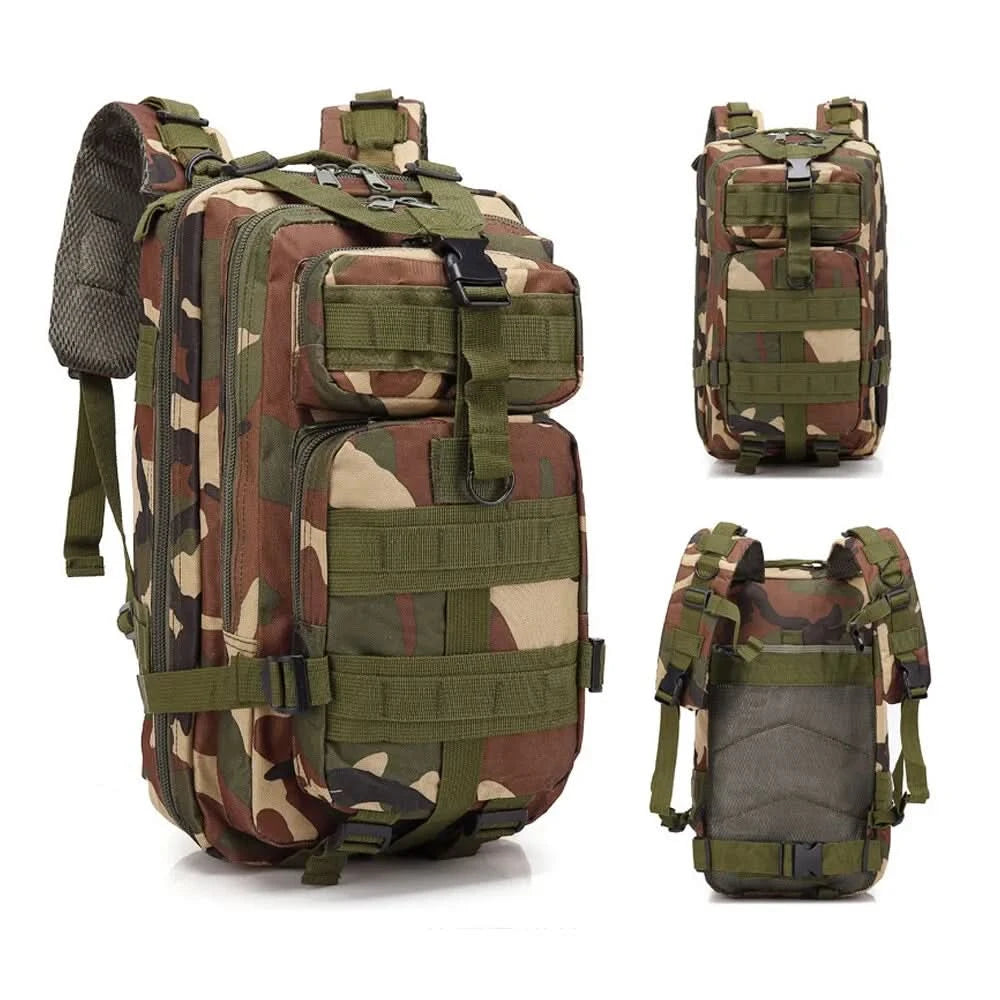 Military Tactical Backpack Army Day Assault Pack Rucksack Molle Bag Bug Out Bag - M & M Global