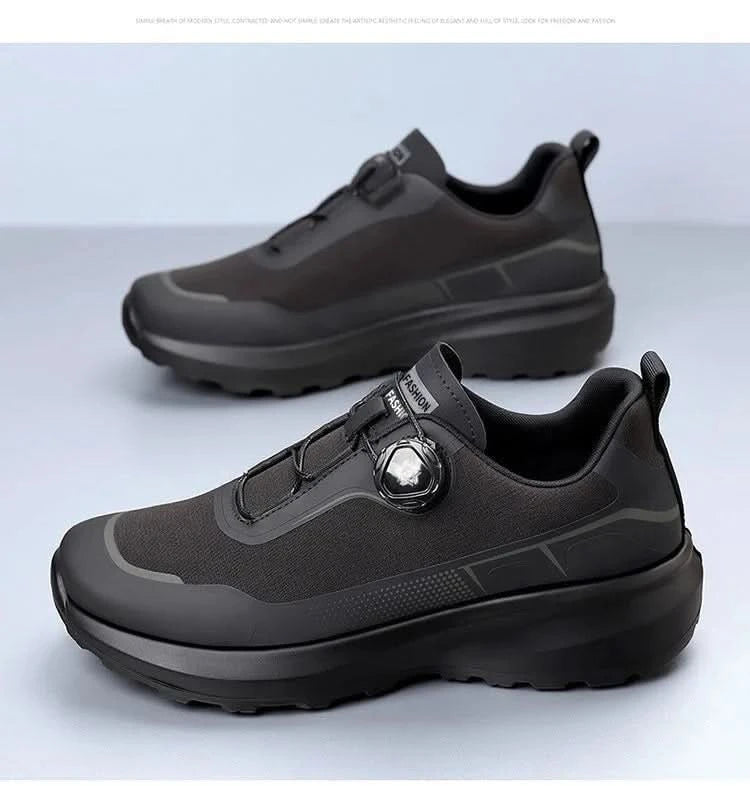 Fashion Casual Men's Shoes Designer Rotating Buckle Men Sneakers Thick-Soled Comfortable Outdoor Walking Shoes Zapatillas Hombre - M & M Global