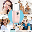Nano Spray Water Replenisher Hydration Instrument Mini Portable Rechargeable Facial Steamer Beauty Moisturizing Humidifier - M & M Global