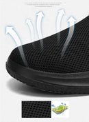 Men's Sneakers Comfortable Lightweight Soft Half Slipper Flat Running Shoes Outdoor Casual Sports Shoes Man Shoes - M & M Global
