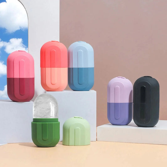 Silicone Ice Cube Trays Beauty Lifting Ice Ball Face Massager Contouring Eye Roller Facial Treatment Reduce Acne Skin Care Tool - M & M Global