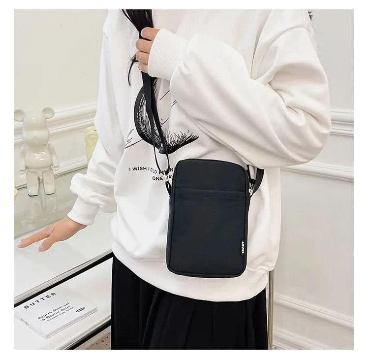 New Fashion Mobile Phone Bag Women's Messenger Bag All-match Mini Small Crossbody Bag Hanging Neck Coin Purse Vertical Handbag - M & M Global