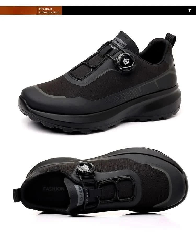 Fashion Casual Men's Shoes Designer Rotating Buckle Men Sneakers Thick-Soled Comfortable Outdoor Walking Shoes Zapatillas Hombre - M & M Global