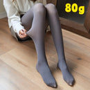 Women's New Fleece Tights Warm Winter Thicken Leggings Fake Translucent Pantyhose Thermal Sexy Stockings Female Velvet Leggings