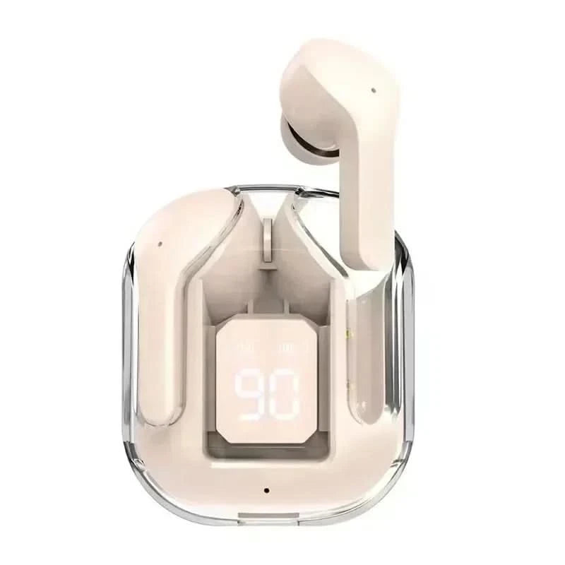 T2 Tws Wireless Bluetooth Headset Transparent Headphones ENC Power Digital Display Stereo Sound Earphones for All Smartphones - M & M Global