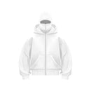 Men and women Balaclava Y2kGothic Harajuku winter new item double hooded sweatshirt men's hooded mask zipper sportswear