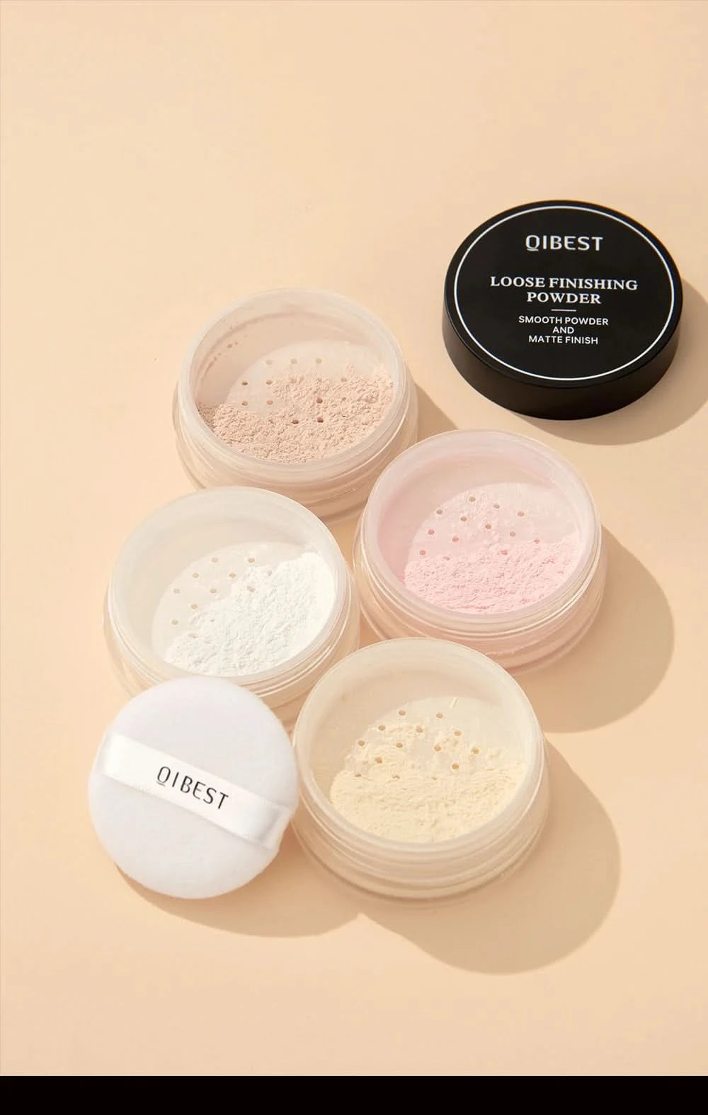 Face Loose Powder Translucent Matte Pink White Setting Powder Oil-Control Cosmetics Long-Lasting Waterproof Facial Makeup Powder - M & M Global